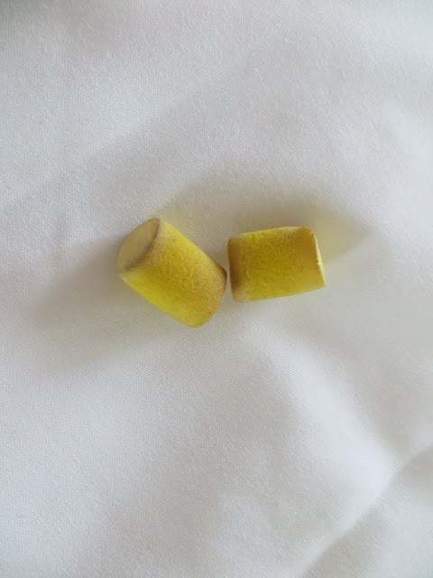 Yellow ear plugs