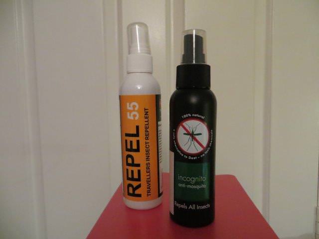 Repell 55 and Incognito mosquito repellents