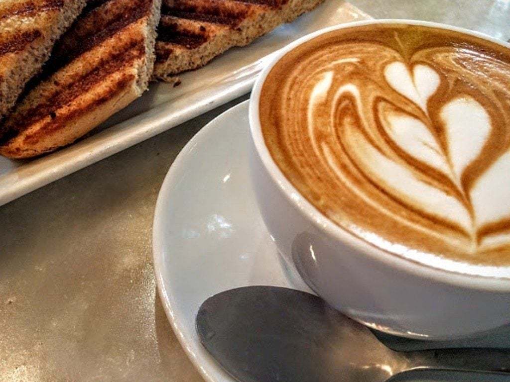 cappuccino with panini