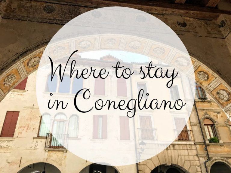 Where to stay in Conegliano Italy Prosecco Road Italy