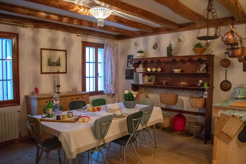 Kitchen inside Cas nel Cuore del Prosecco.