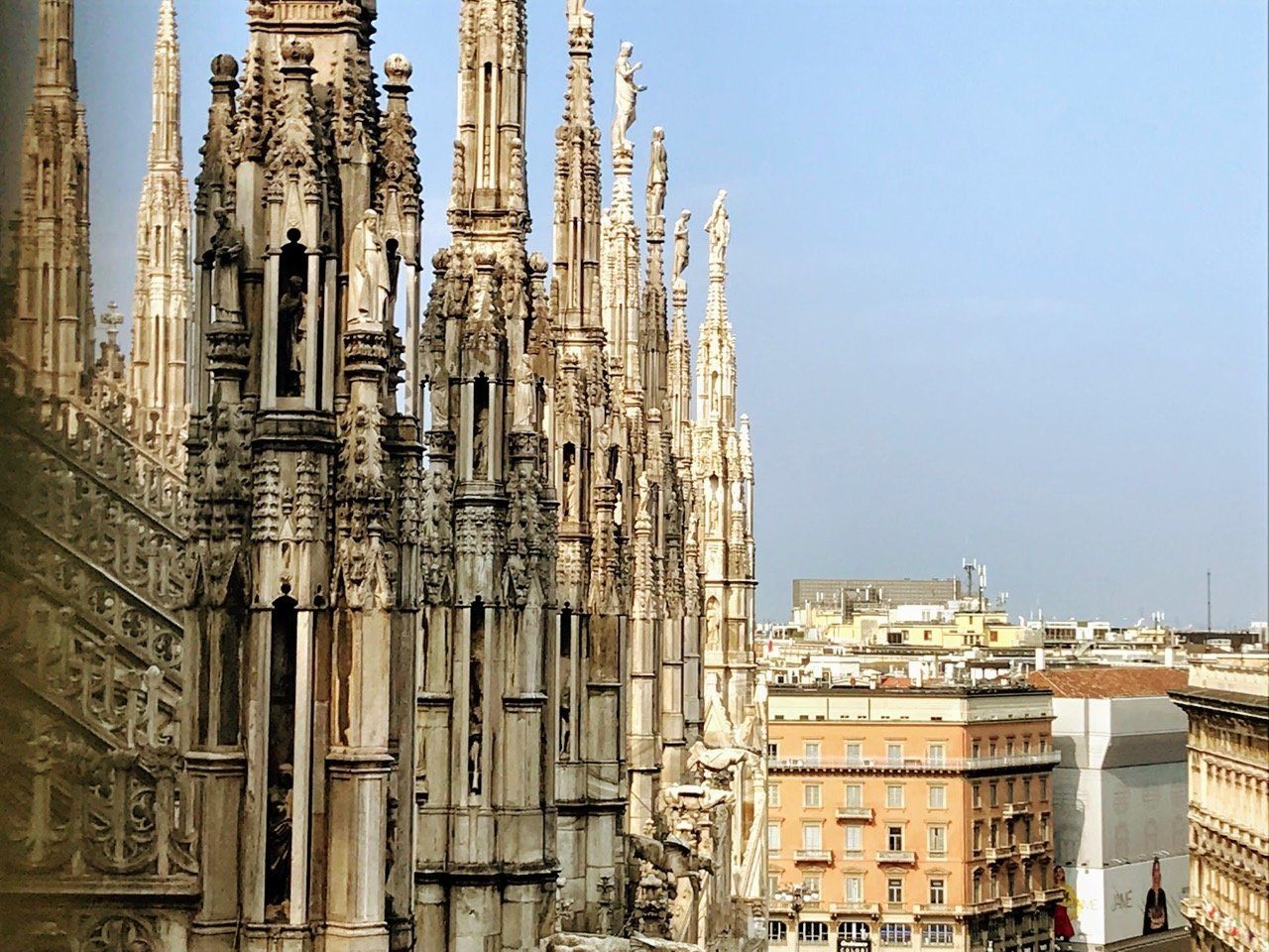 Milan Duomo Rooftop spires