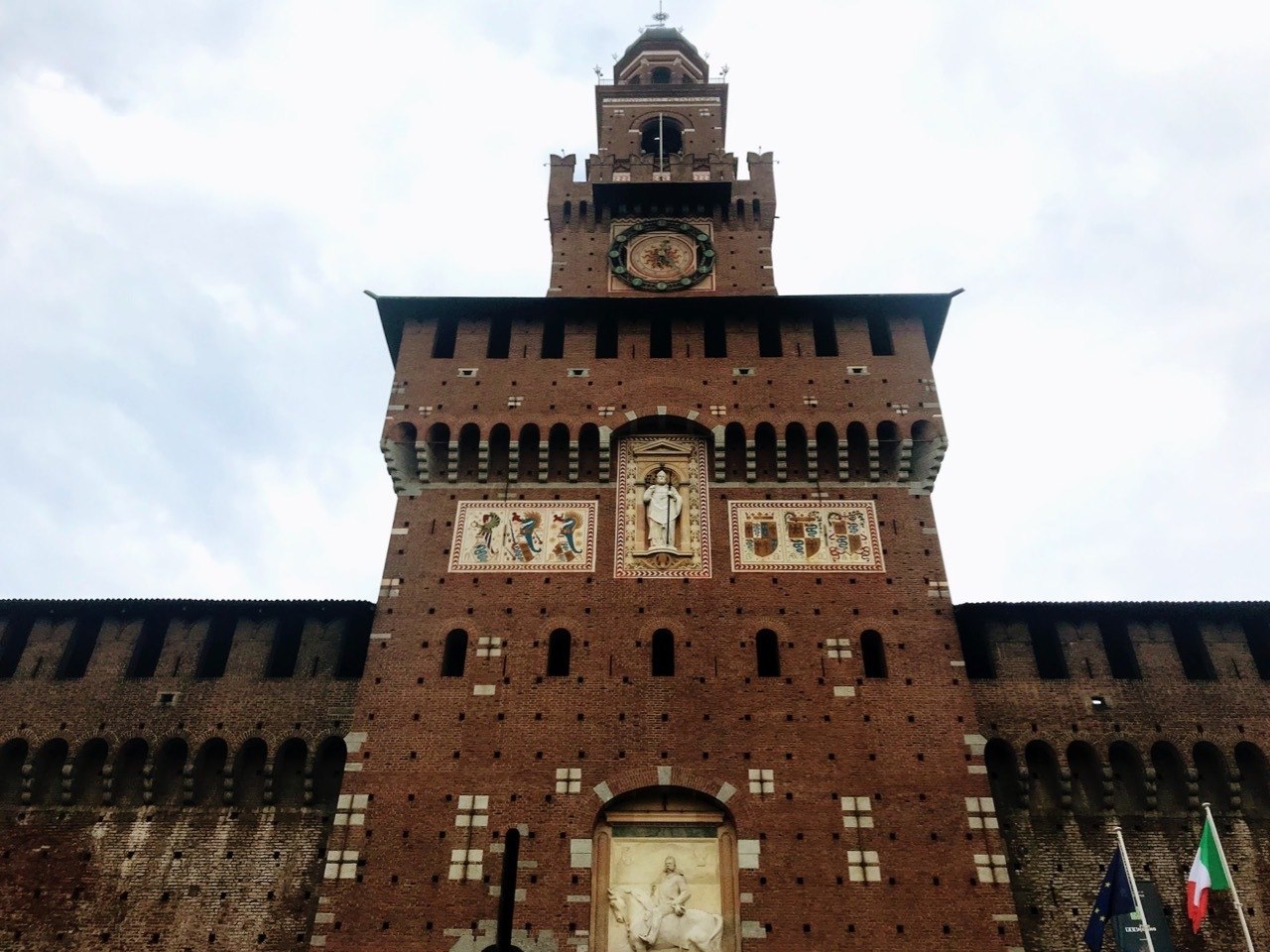 Milan Sforza Castle turret