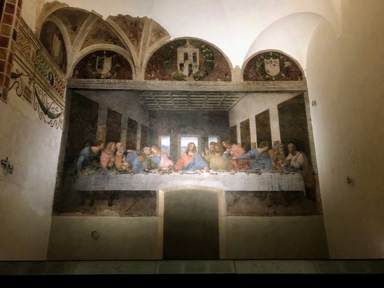 The Last Supper fresco in Milan