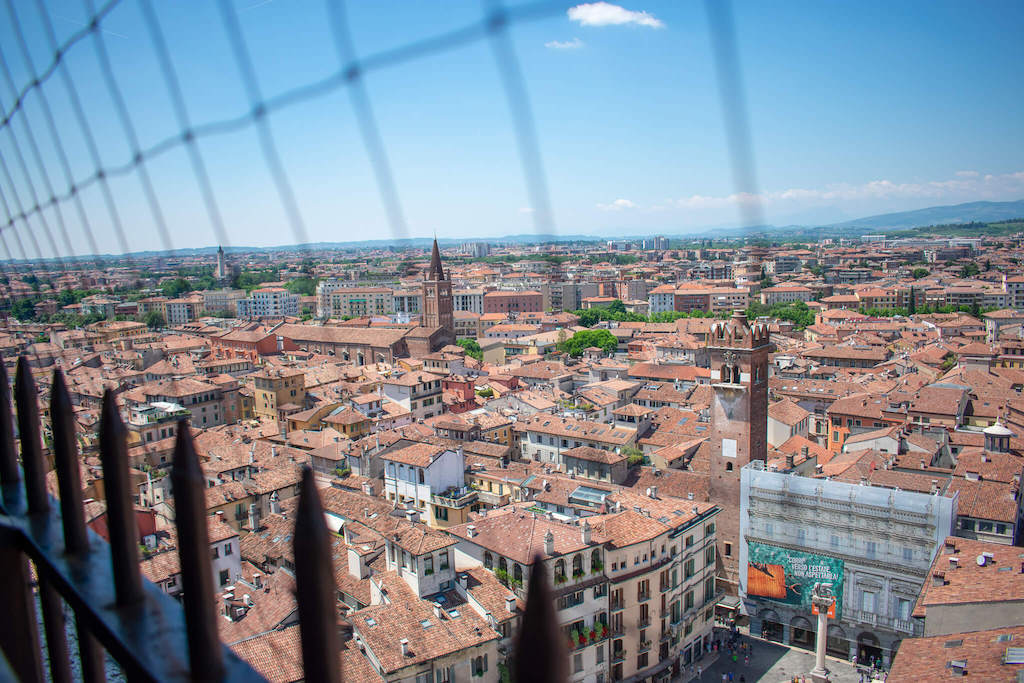 Torre dei Lamberti view over Verona