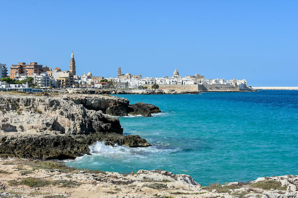 Monopoli coastline in Puglia region of Italy