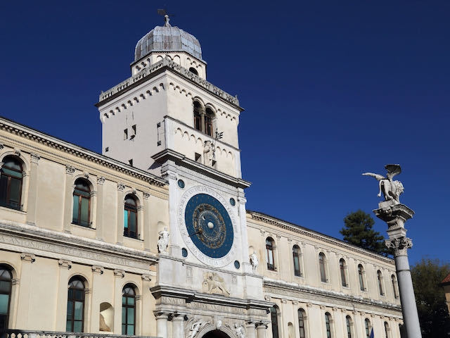 astronomical clock in Piazza dei Signori Padua Italy