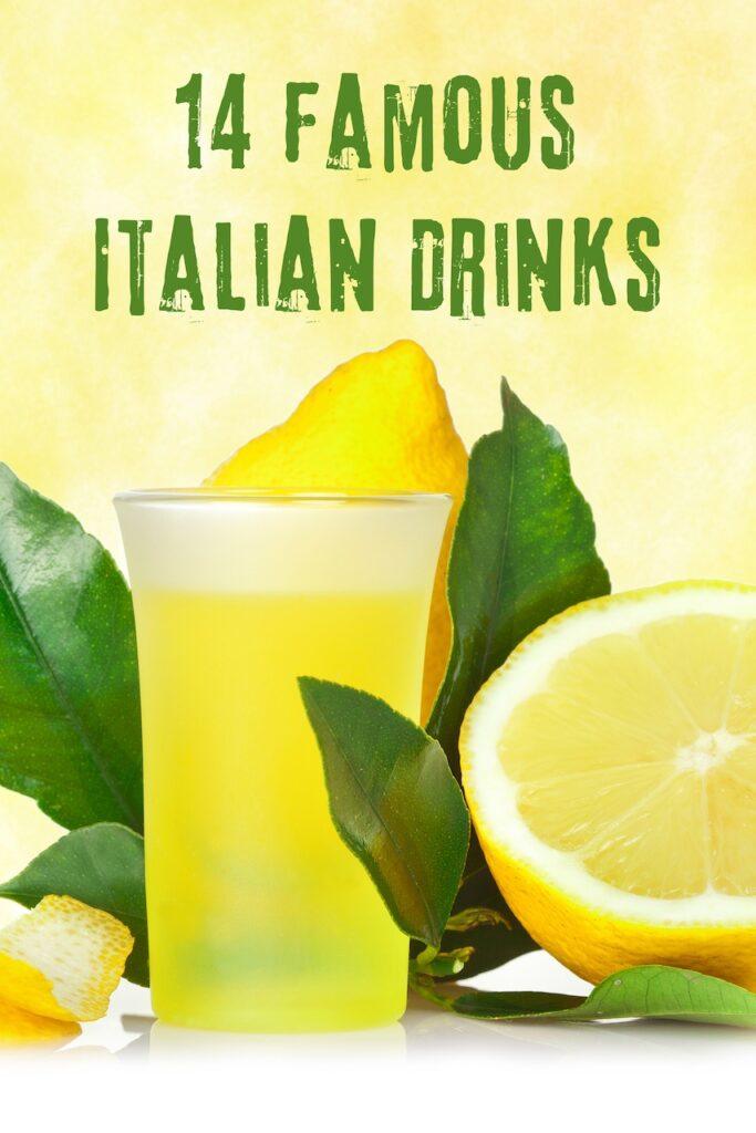 limoncello in shot glass with lemons