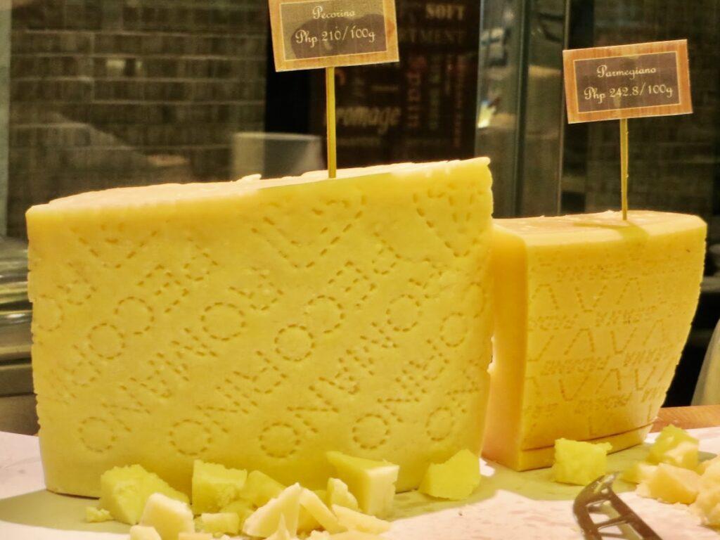 Pecorino Romano wheel of cheese