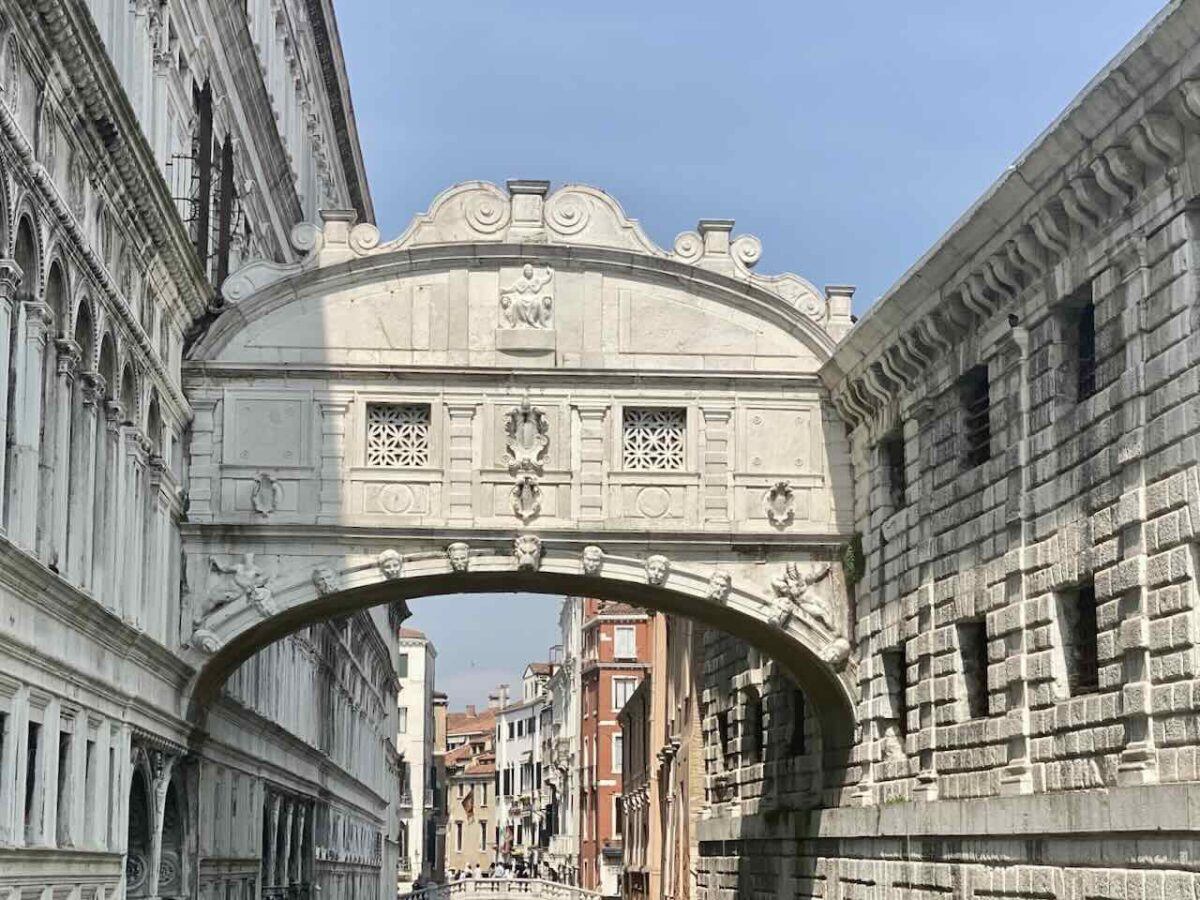 Bridge of Sighs - outside from Ponte della Paglia